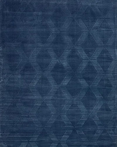 Exquisite Rugs Brunello Hand-loomed Navy Rug, 4' X 6'