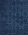 Exquisite Rugs Brunello Hand-loomed Navy Rug, 6' X 9' In Navy
