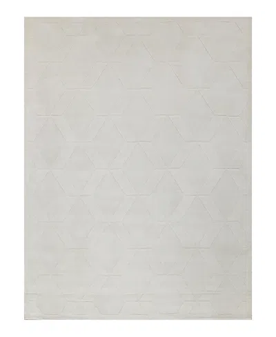Exquisite Rugs Brunello Modern 6735 Area Rug, 4' X 6' In White