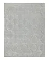 Exquisite Rugs Brunello Modern 6736 Area Rug 4'x5' In Silver