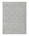 Exquisite Rugs Brunello Hand-loomed Light Silver Rug, 8' X 10' In Light/silver