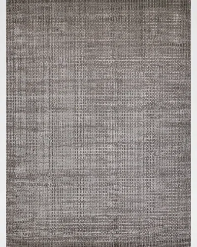 Exquisite Rugs Cabrini Hand-loomed Brown Rug In Gray