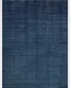 Exquisite Rugs Cabrini Hand-loomed Navy Rug, 10' X 14' In Navy