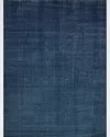 Exquisite Rugs Cabrini Hand-loomed Navy Rug, 4' X 6' In Navy