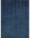 Exquisite Rugs Cabrini Hand-loomed Navy Rug, 8' X 10' In Navy