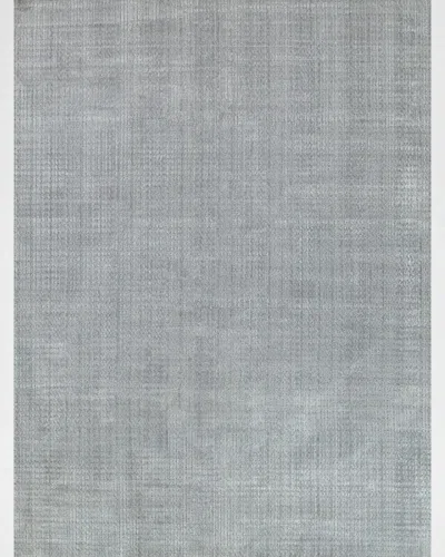 Exquisite Rugs Cabrini Hand-loomed Silver Rug, 8' X 10' In Light Silver