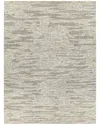 Exquisite Rugs Calibre Hand-knotted New Zealand Wool Silverarea Rug In Silver