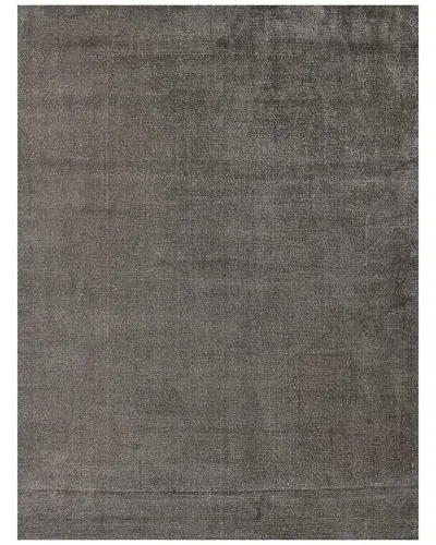 Exquisite Rugs Calla Hand Loomed Bamboo Silk Area Rug In Brown