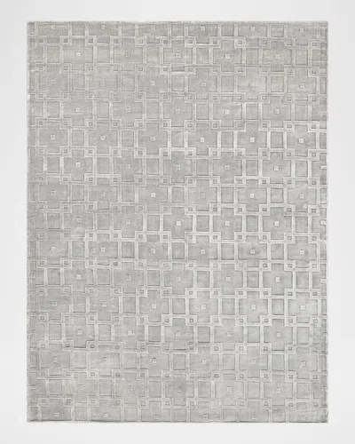 Exquisite Rugs Camora Hand-loomed Silver Rug, 8' X 10'