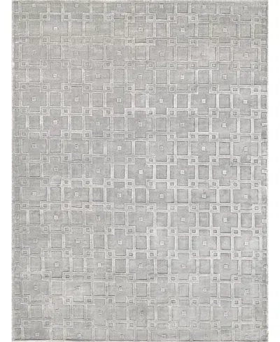 Exquisite Rugs Camora Modern 6753 6'x9' Area Rug In Silver