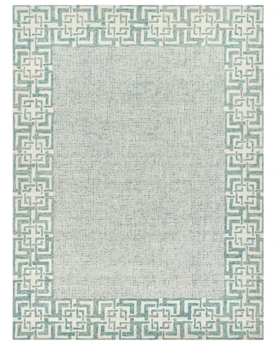 Exquisite Rugs Caprice Hand-tufted New Zealand Wool Rug In Aqua