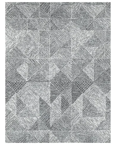 Exquisite Rugs Caprice Hand-tufted New Zealand Wool Rug In Black