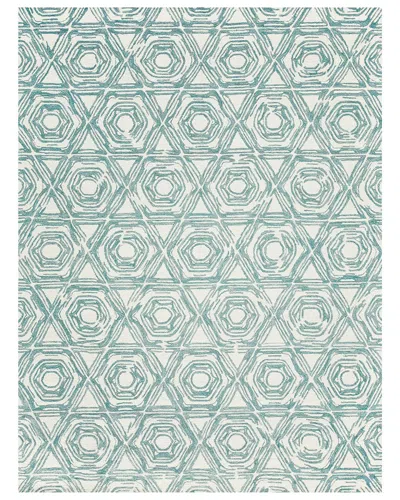 Exquisite Rugs Caprice Hand-tufted New Zealand Wool Rug In Blue