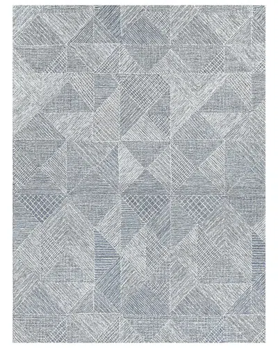 Exquisite Rugs Caprice Hand-tufted New Zealand Wool Rug In Navy