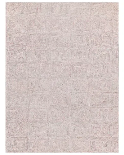 Exquisite Rugs Caprice Hand-tufted New Zealand Wool Rug In Pink