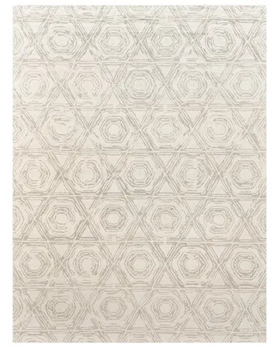 Exquisite Rugs Caprice Hand-tufted New Zealand Wool Rug In Silver