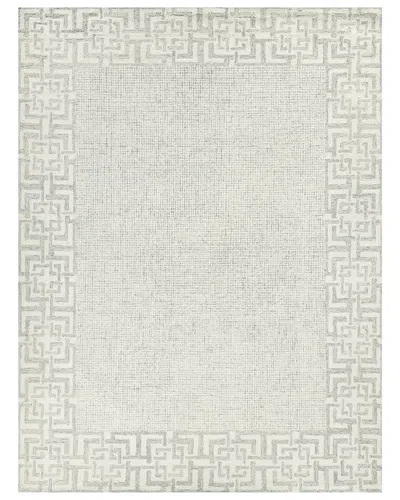 Exquisite Rugs Caprice Hand-tufted New Zealand Wool Rug In Silver