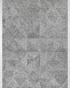 Exquisite Rugs Caprice Hand-tufted Rug, 6' X 9' In Black, Silver