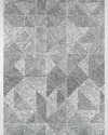 Exquisite Rugs Caprice Hand-tufted Rug, 8' X 10' In Black, Ivory
