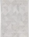 Exquisite Rugs Caprice Hand-tufted Rug, 8' X 10' In Silver, Ivory