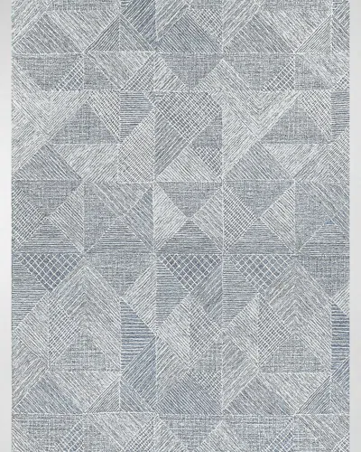 Exquisite Rugs Caprice Hand-tufted Rug, 9' X 12' In Navy Blue