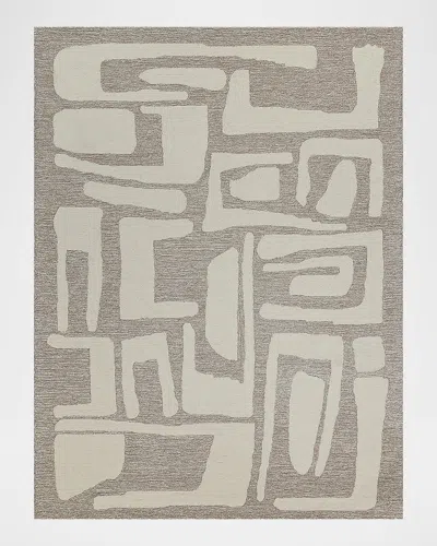 Exquisite Rugs Carmel Hand-tufted Rug In Beige/ivory