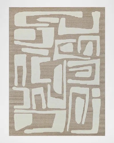 Exquisite Rugs Carmel Hand-tufted Rug In Camel/ivory