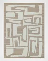 Exquisite Rugs Carmel Hand-tufted Rug In Camel/ivory