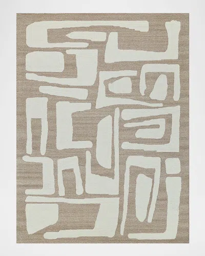 Exquisite Rugs Carmel Hand-tufted Rug In Camel/ivory
