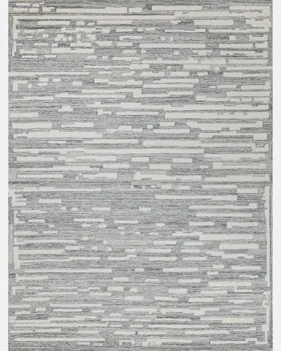 Exquisite Rugs Carmel Hand-tufted Gray & Ivory Rug, 8' X 10'