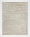 Exquisite Rugs Carmel Hand-tufted Rug In Silver/ivory