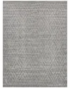 Exquisite Rugs Castelli Hand-loomed New Zealand Wool & Bamboo Silk Area Rug In Gray