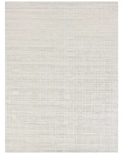 Exquisite Rugs Castelli Hand-loomed New Zealand Wool & Bamboo Silk Ivory Area Rug