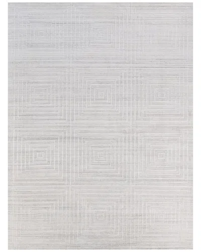 Exquisite Rugs Castelli Hand-loomed New Zealand Wool & Bamboo Silk Ivory Area Rug