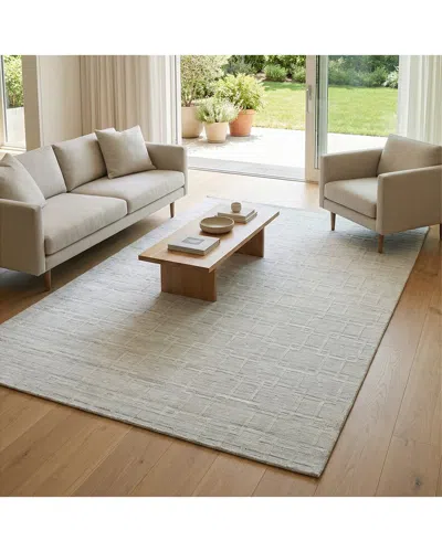 Exquisite Rugs Castelli Hand-loomed New Zealand Wool & Bamboo Silk Ivory Area  Rug