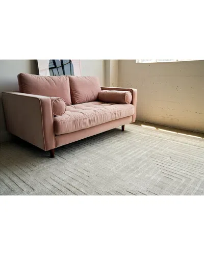 Exquisite Rugs Castelli Hand-loomed New Zealand Wool & Bamboo Silk Ivory Area  Rug