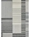 Exquisite Rugs Castine 6874 Area Rug, 5' X 8' In Gray,ivory
