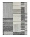 Exquisite Rugs Castine 6874 Area Rug, 5' X 8' In Gray/ivory