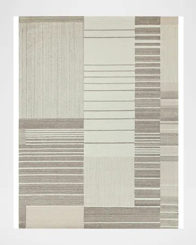 Exquisite Rugs Castine Hand-tufted Beige Rug In Metallic