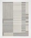 Exquisite Rugs Castine Hand-tufted Silver Rug, 4' X 6' In Silver/ivory