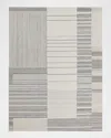 Exquisite Rugs Castine Hand-tufted Silver Rug, 5' X 8' In Silver/ivory