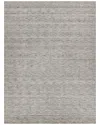 Exquisite Rugs Catalina Hand-loomed New Zealand Wool & Bamboo Silk Area Rug In Gray