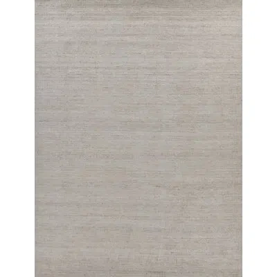 Exquisite Rugs Catalina Hand-loomed Synthetic Silver Area Rug