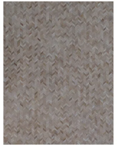 Exquisite Rugs Cecily Hand Knotted Wool/bamboo Silk Area Rug In Gray