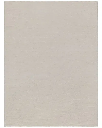 Exquisite Rugs Chelsea Flatweave New Zealand Wool Area Rug In Silver