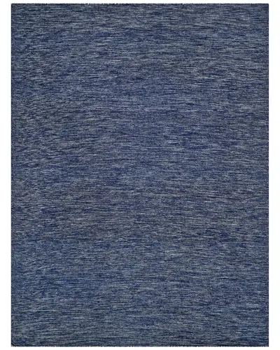 Exquisite Rugs Chelsea Flatweave New Zealand Wool Navy Area Rug