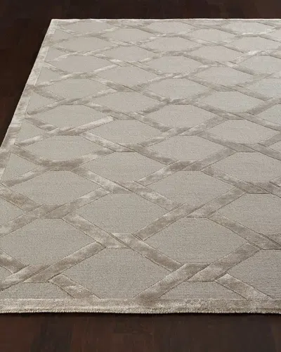 Exquisite Rugs Christo Rug, 12' X 15' In Silver