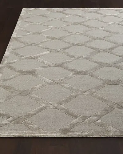 Exquisite Rugs Christo Rug, 8' X 10' In Silver