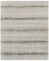 Exquisite Rugs Chroma Hand-loomed New Zealand Wool & Bamboo Silk Charcoalarea Rug
