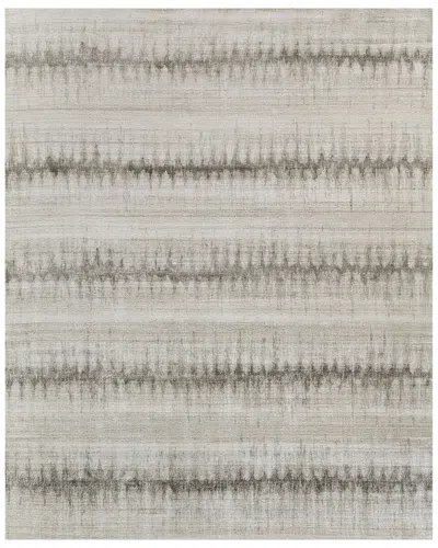 EXQUISITE RUGS EXQUISITE RUGS CHROMA HAND-LOOMED NEW ZEALAND WOOL & BAMBOO SILK CHARCOALAREA RUG